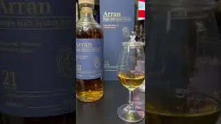 Arran 21 Year Whisky Uncorking & First Impressions #whiskyinsv