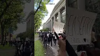Harvard students protest Israel&rsquo;s crimes in Gaza