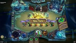 Hearthstone Lich King kill with Druid Standard deck cycling Jade golem