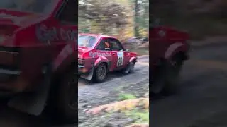 BEAUTIFUL PURE INTAKE SOUND ON FORD ESCORT RALLY CAR #rallycar #wrc #Rallystages #intakenoise
