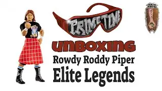 Primetime Unboxing - Rowdy Roddy Piper Elite Legends Figure