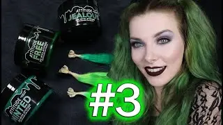 ATTITUDE HAIR DYE Swatches JEALOUS, FREE, MINTED - Haltbarkeit & Auswaschen