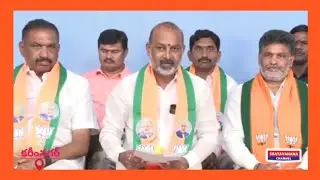 The sins of the Congress and BRS rulers..are a curse to Telangana...Bandi.Sanjay kumar/Karimnagar