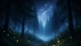 Forest Night Sounds &bull; Crickets & Gentle Wind for Deep Sleep and Relaxation