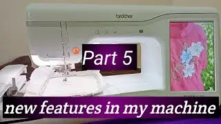 #computer embroidery machine information in telugu (part 5)/brother bp3600 features