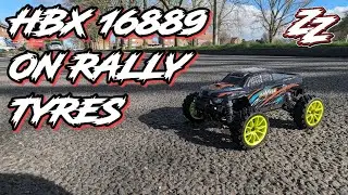 ZZRC: BETTER THEN STOCK TYRES?? HBX 16889 BRUSHLESS ON RALLY TYRES