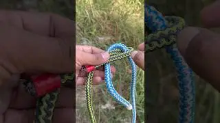 double rope knots tutorial #how #knots 💯