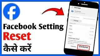 Facebook Setting Reset Kaise Kare||How To Reset Facebook Setting