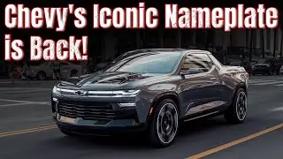 Компактный пикап Chevy El Camino 2027 года, произведен в США, создан для доминирования.