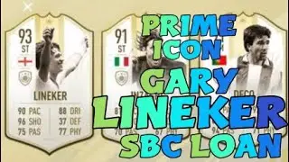 GARY LINEKER PRIME ICON SBC [LOAN] FIFA 19 (CHEAPEST!)