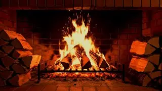 Best Burning Fireplace 🔥 Cozy Crackling Logs for Sleeping and Relaxation | 4K UHD