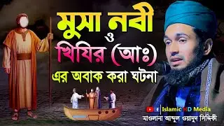 মুসা নবী ও খিজির (আঃ) এর অবাক ঘটনা । Abdul Wadud Siddiki Waz । আব্দুল ওয়াদুদ সিদ্দিকী