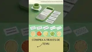 Juego de 7 piezas de cortador y rallador de verduras! #cocina #utens&iacute;lios #hogar #cortador #rallador