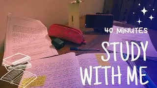 Study With Me | Sri Lanka Study With Me | Background Noise | No Music | Pomodoro 40/10 session 📖🖊️