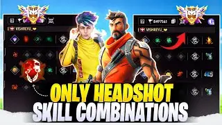 NEW UNDEFEATABLE HEADSHOT SKILL COMBINATION || Best Character Combination For Headshot in Free Fire