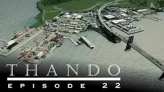 Industrial cargo dock area - Cities Skylines: Thando [22]