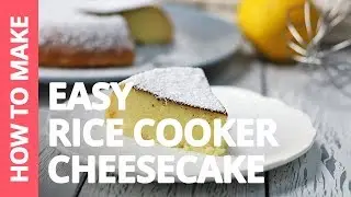 How to make Easy No Bake Rice Cooker Cheesecake &mdash; Recipe by Plated Asia