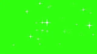 Green Screen Star Sparkles | Stars Twinkling