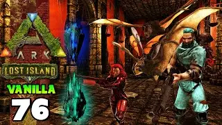 CAVERNA DO LABIRINTO PEGANDO 2 ARTEFATOS!!! ARK: LOST ISLAND (VANILLA) 76