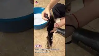 Washing your hair extensions the RIGHT way for a silky effect ✨ #hairextensions  #humanhair