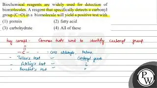 Biochemical reagents are widely used for detection of biomolecules. A reagent that specifically ...