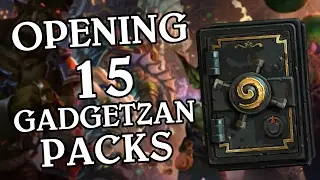 Opening 15 Gadgetzan Packs - Hearthstone