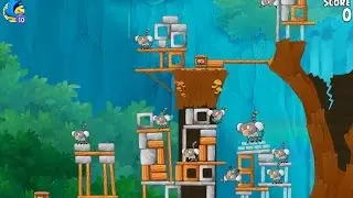 Angry Birds Rio Level 13 Timber Tumble Walkthrough 3 Star
