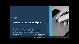 Introduction To JavaScript For Beginner | Acodemy (Free Tutorial)
