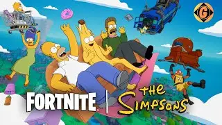 découverte de la map les simpsons sur fortnite ( mes 3 première game )