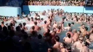 Wave pool in Hajduszoboszlo, Hungary, August 2013