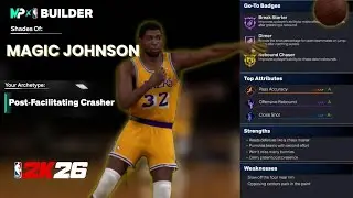 Лучшая сборка Мэджика Джонсона в NBA 2K26 🔮 | Универсальный центровой ростом 6 футов 9 дюймов (ве...