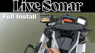 LIVE SONAR on a Jetski / Fishpro &mdash; Eagle Eye 9 Install, Transducer Mount & Instant Fish Test
