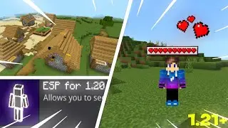 ESP Texture Pack And Health Bar Mod Download In Minecraft Pe 1.21+