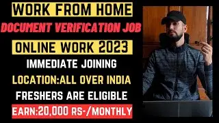 Document Verification Permanent Work From Home Jobs 2023