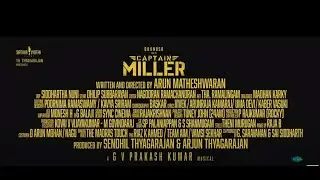 CAPTAIN MILLER -Teaser Live View Counts 20m+