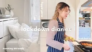 lockdown diaries 🎂 a quiet birthday, running errands, hippie perm, making tteokbokki