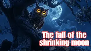 The fall of the shrinking moon