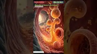 Illustration of Nausea Animation | Bio AI Art | 04