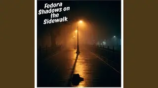 Fedora Shadows on the Sidewalk