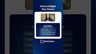 Delighting Your Donors: The Proven Method for Nonprofits🌟 #Shorts