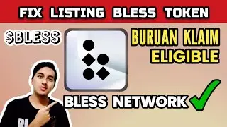 📢 ELIGIBLE AIRDROP BLESS NETWORK‼️ TUTORIAL CARA KLAIM AIRDROP BLESS TOKEN‼️