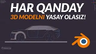 Blenderda har qanday 3D model yasash uchun 3 ta muhim narsa. SUHBAT / DEMO