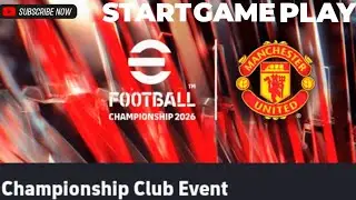 Championship event.....man United.....pes gameplay