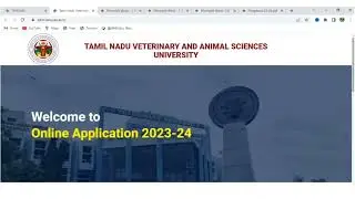 Tanuvas Ug Admission 2023 | Tanuvas Application Form 2023 | Tn Veterinary Admission 2023