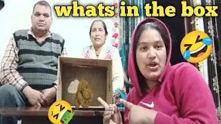 Whats in the box // dad and mom //nikku bhandari vlog 