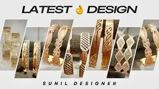 Latest Gold Bangles Designs 2025 new latest design / fancy cnc gold bangles design