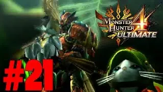 Monster Hunter 4 Ultimate Gameplay Part 21 - Wild Palico Panic  [N3DS]