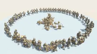 Every Unit surrounded by GHOR HAMMER - Animal Revolt Battle Simulator