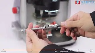 Tutorial | How to get key bittings from lock cylinder | Alpha Pro | key cutting machine | TOY43 key