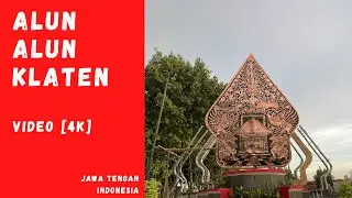 [4K] Finally, Process of revitalizing the Klaten Square, Central Java, Indonesia is almost complete